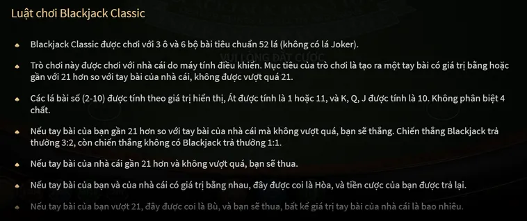 Đỉnh Cao BlackJack Tại Bin88 Với Trải Nghiệm Đỉnh Cao Cho Mọi Game Thủ