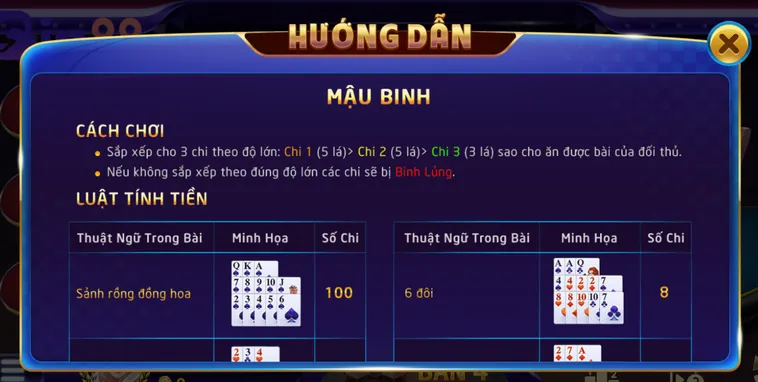 Trải Nghiệm Tuyệt Vời Cùng Mậu Binh Tại Bin88 Siêu Đẳng Cấp Cho Mọi Người