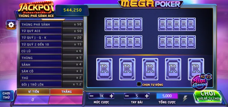 Hướng Dẫn Cá Cược Mega Poker Tại Bin88 Đỉnh Cao Cho Mọi Game Thủ