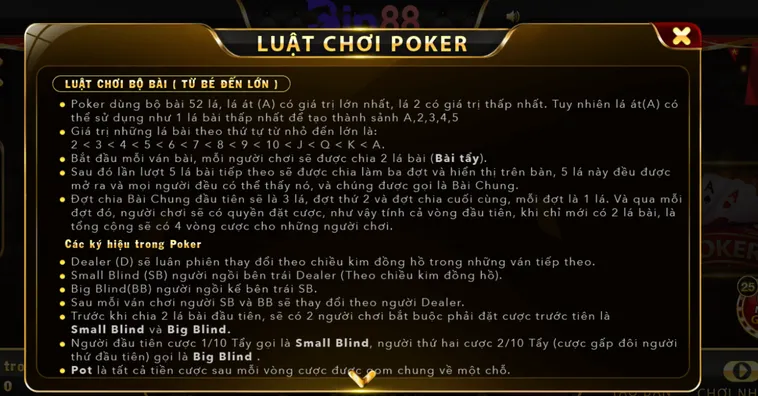 Chinh Phục Đỉnh Cao Poker Tại Bin88 Với Những Phần Thưởng Giá Trị Cực Lớn