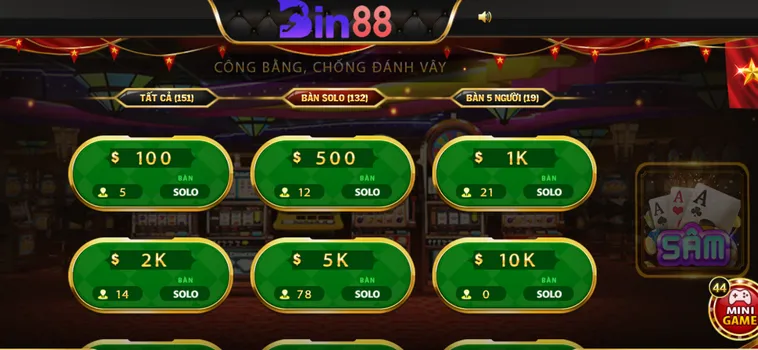 Sâm Lốc Tại Bin88 Hành Trình Chinh Phục Ngai Vàng Đại Dương Huyền Thoại Bài Bạc